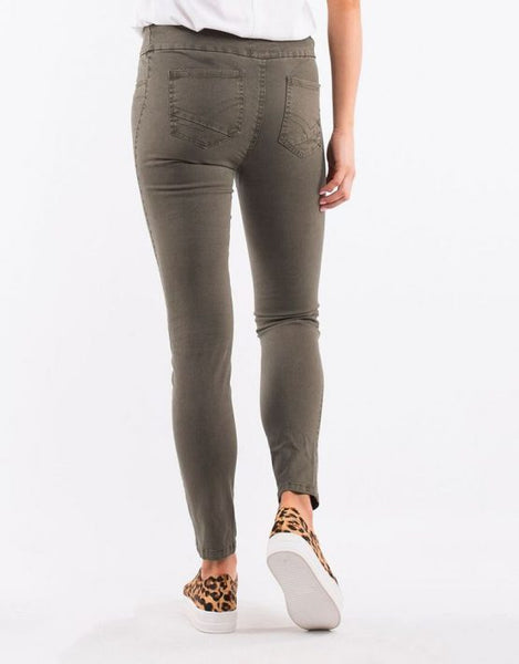 Elm Mabel Drill Legging Khaki