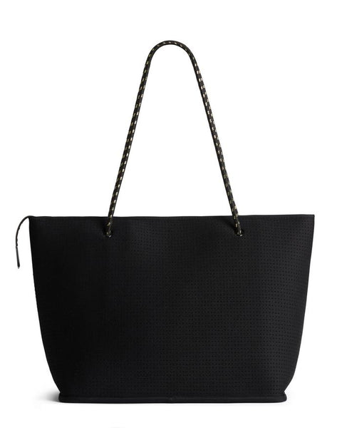 The Bec Bag - Rebecca Judd x Prene (BLACK / GOLD) Neoprene Tote Bag