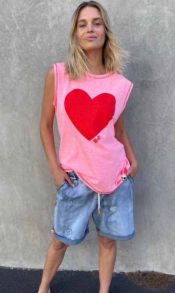 Summer Cut off Tee by HAMMILL & CO