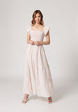 La Vie En Rose Stripe Maxi Dress