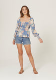 Cottage Sunday Blouse Blue by Auguste the label
