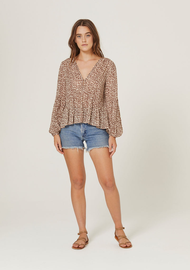 Nomad Helena Blouse in Tan by Auguste Blue Butterfly Boutique Nomad Helena Blouse in Tan by Auguste Blue Butterfly Boutique